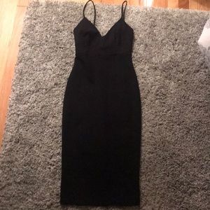 Lulus midi black dress. Size XS